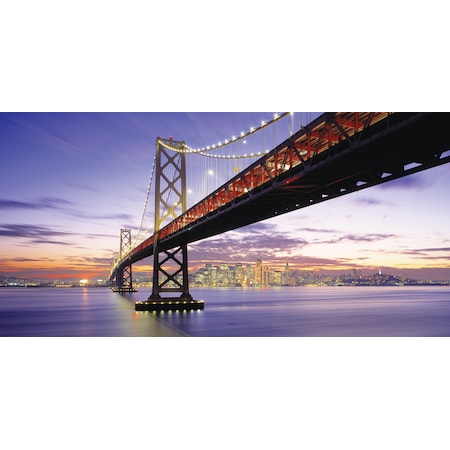 Biggies Scenes Wall Murals-San Francisco Bridge, 54 in wide x 27 in high BG-WM-SFB-54